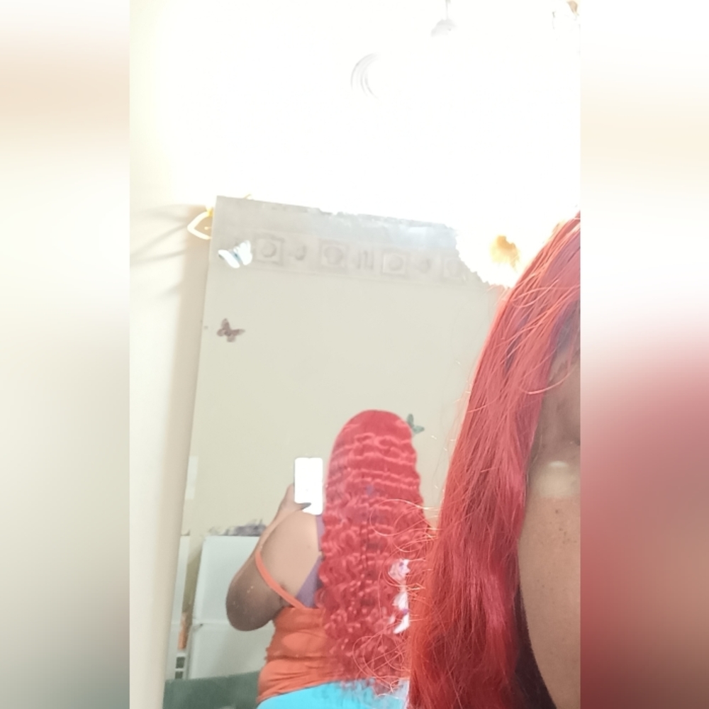 Lace front wig